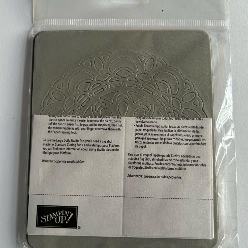 Stampin’ Up! Sizzlits Large Paper Doily Die | Big Shot | New Sealed